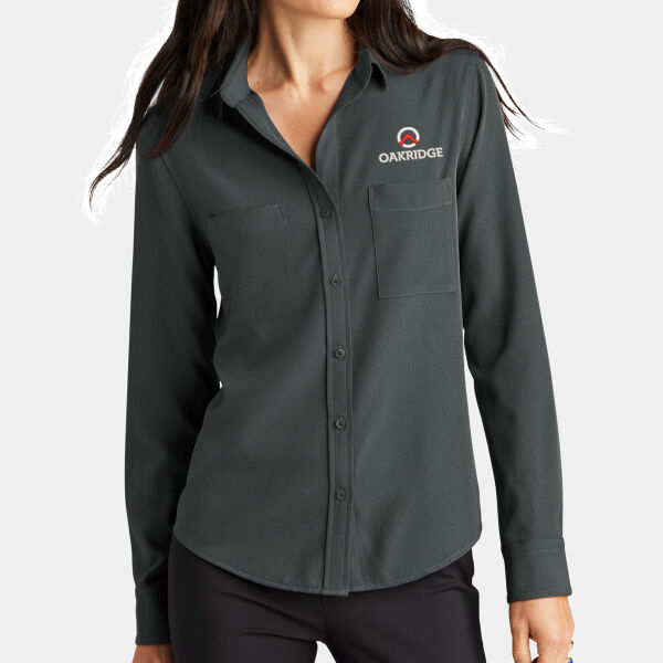 Oakridge - Women's Stretch Crepe Long Sleeve Camp Thumbnail